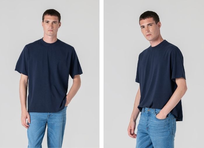 POLO DE LINHO SLIM FIT AZUL