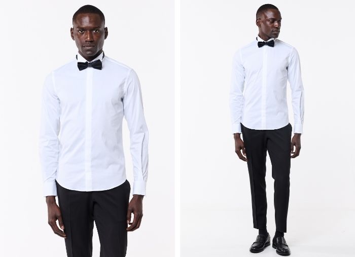 CAMISA COLARINHO PAPILON C/ CASA BOTÃO DE PUNHO CAMISA COLARINHO PAPILON C/ CASA BOTÃO DE PUNHO