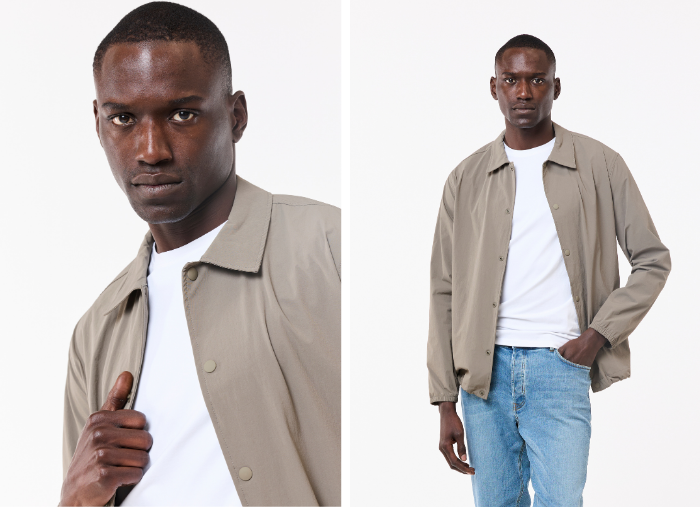 CASACO DE TECIDO T&Eacute;CNICO VERDE | CAVEMEN