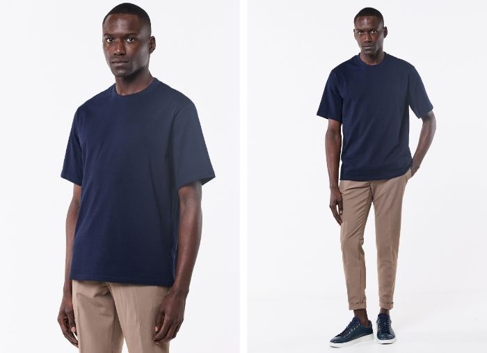 T-SHIRT OVERSIZE AZUL