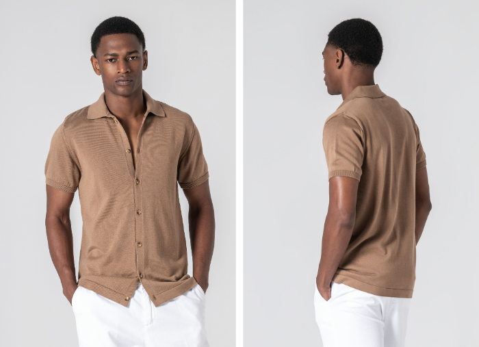 POLO CAMISEIRO CASTANHO POLO CAMISEIRO CASTANHO