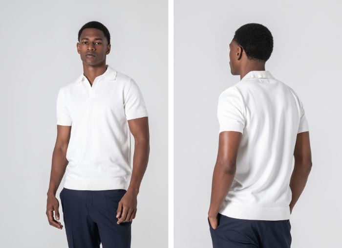 POLO DE MALHA EM BICO BRANCO POLO DE MALHA EM BICO BRANCO