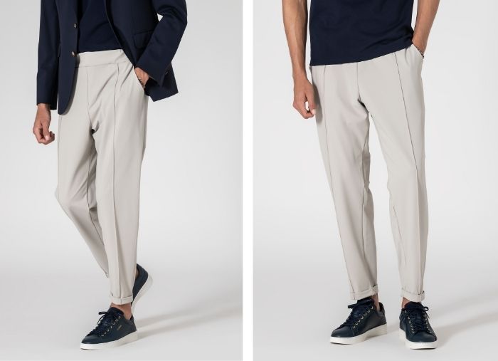 POLO DE LINHO SLIM FIT AZUL