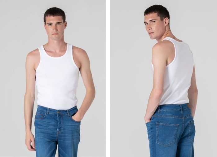 POLO DE LINHO SLIM FIT AZUL POLO DE LINHO SLIM FIT AZUL