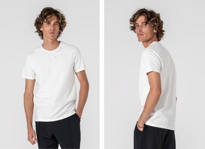 POLO DE LINHO SLIM FIT AZUL