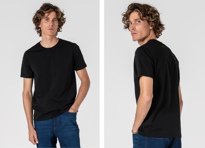 POLO DE LINHO SLIM FIT AZUL