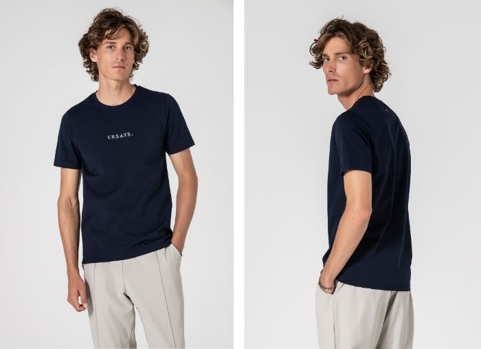 POLO DE LINHO SLIM FIT AZUL