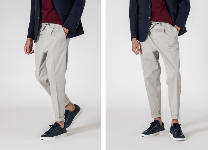 POLO DE LINHO SLIM FIT AZUL