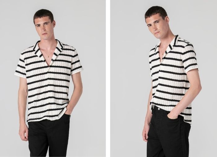 POLO DE LINHO SLIM FIT AZUL POLO DE LINHO SLIM FIT AZUL